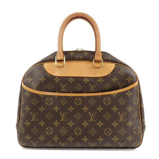 Louis Vuitton Monogram Deauville Hand Bag Brown M47270  d