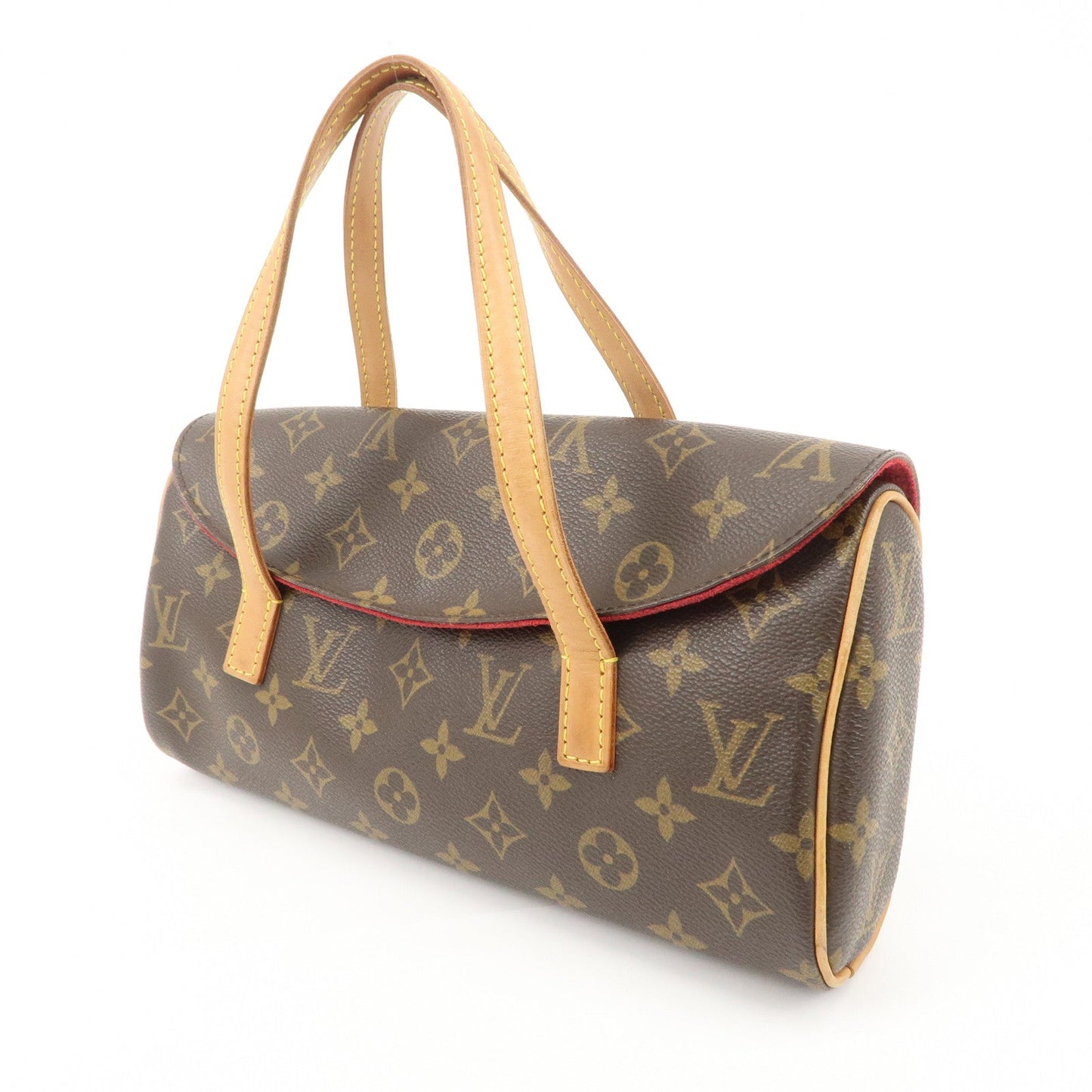 Louis Vuitton Monogram Sonatine Hand Bag Brown M51902  d