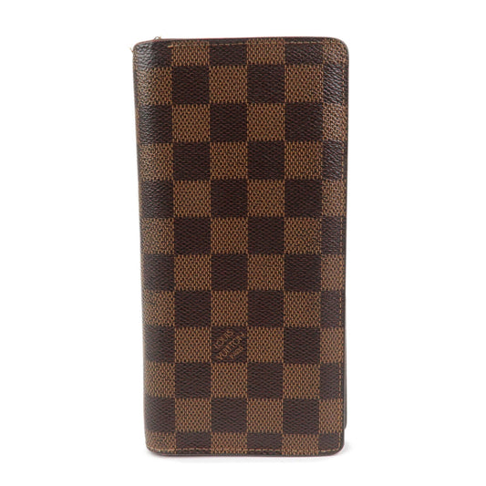 Louis Vuitton Damier Canvas Portefeuille Brazza Wallet N60017