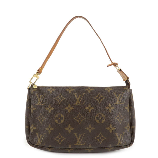Louis Vuitton Monogram Pochette Accessoires Hand Bag Brown M51980  d