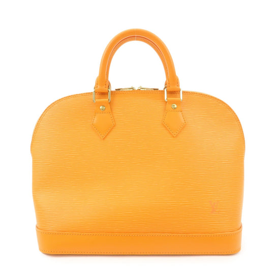 Louis Vuitton Epi Alma Hand Bag Mandarin Orange M5124H