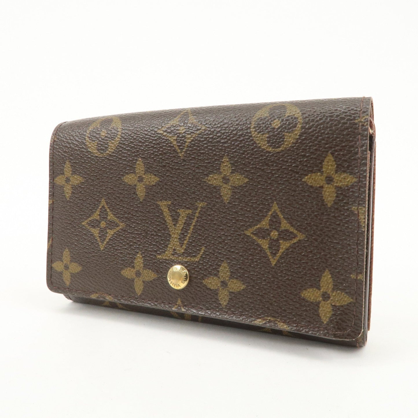 Louis Vuitton Monogram Porte Monnaie Billets Tresor Wallet M6173  d