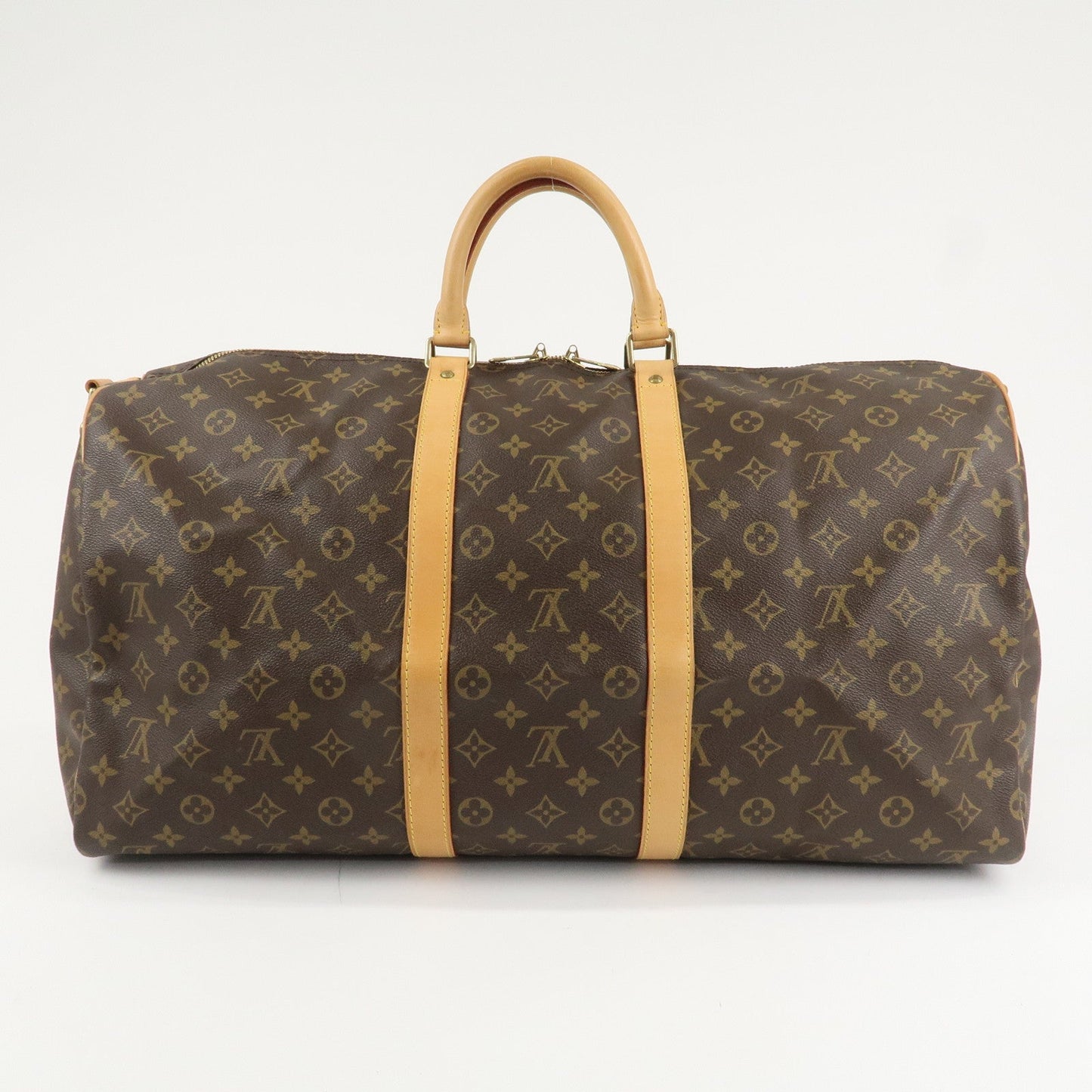 Louis Vuitton Monogram Keep All Bandouliere 55 Boston Bag M41414  d