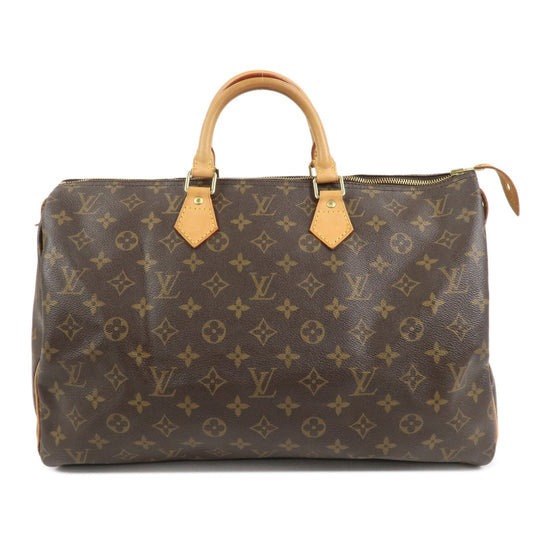 Louis Vuitton Monogram Speedy 40 Hand Bag Boston Bag M41522
