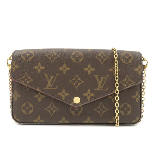 Louis Vuitton Monogram Pochette Felicie Shoulder Bag Brown M61276  d