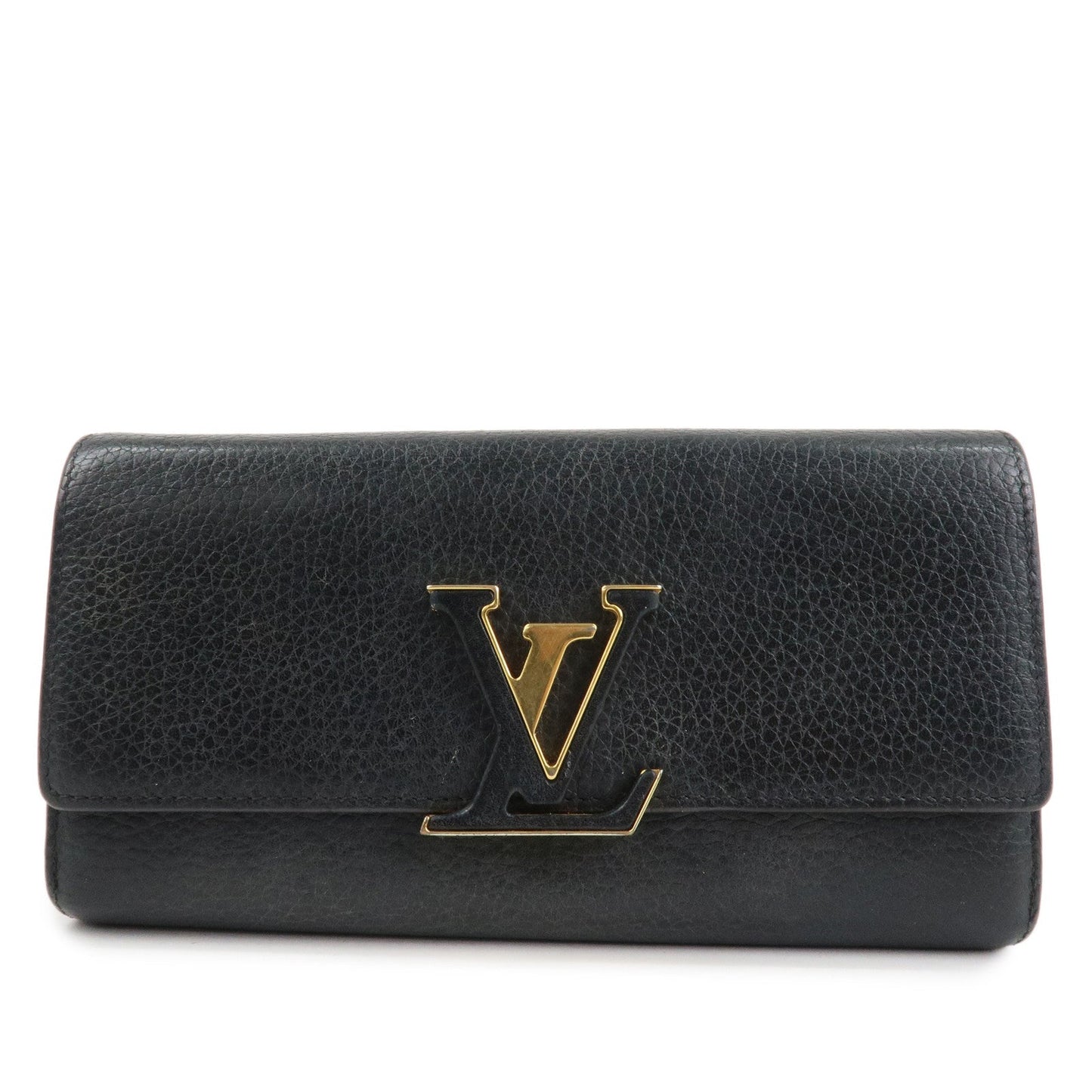 Louis Vuitton Portofoille Capucines Torillon Leather Wallet M61248  d