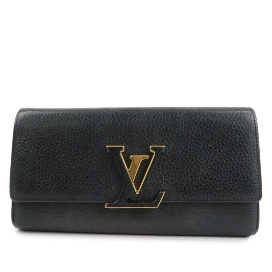 Louis Vuitton Portofoille Capucines Torillon Leather Wallet M61248  d