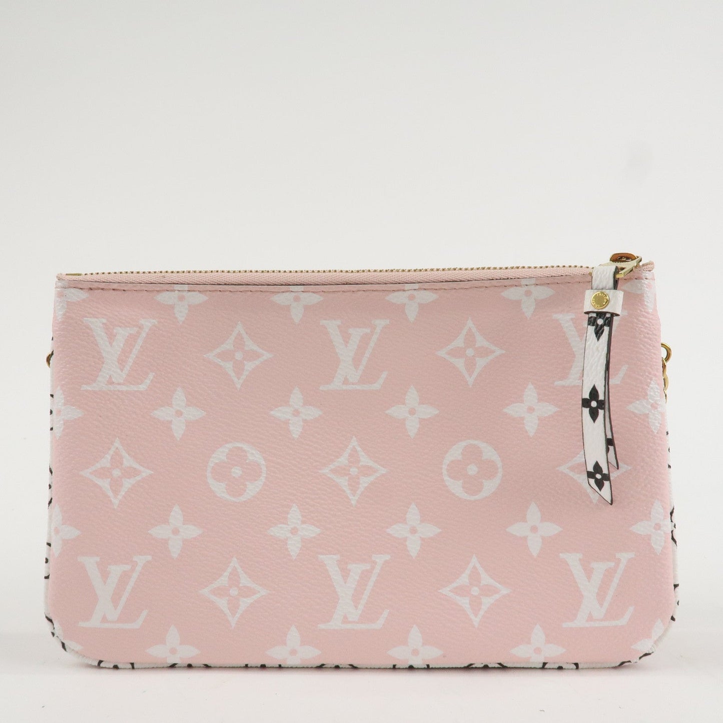 Louis Vuitton Monogram Canvas Double Zip Chain Shoulder Bag M67561  d