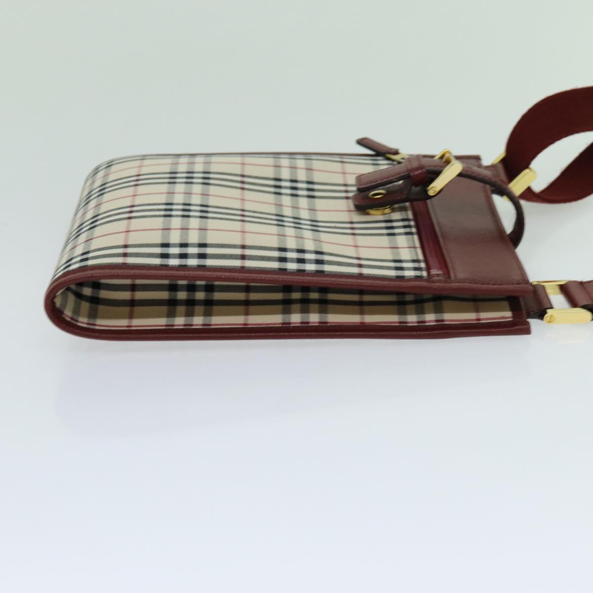 BURBERRY   Check Shoulder Bag