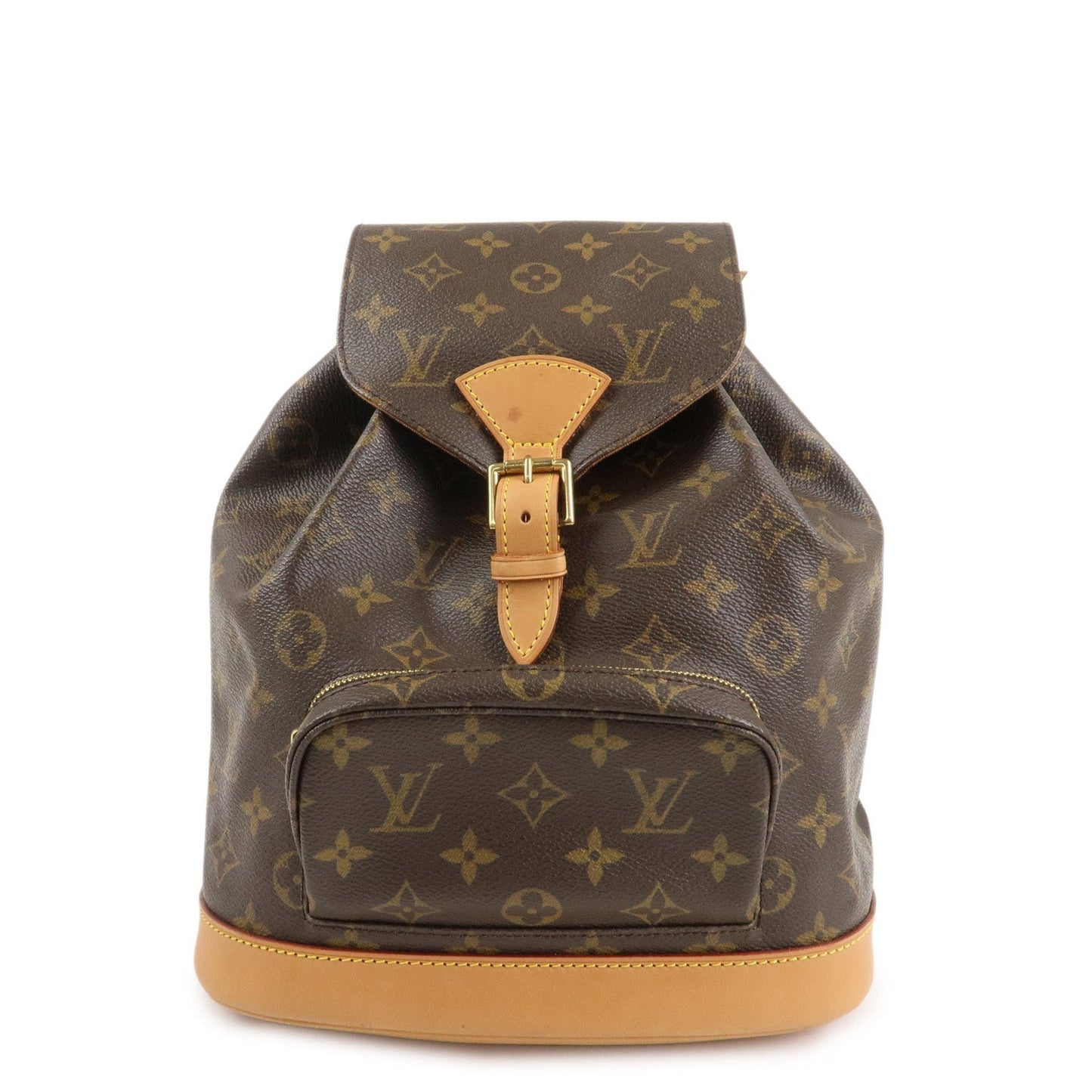 Louis Vuitton Monogram Montsouris MM Back Pack Ruck Sack M51136  d