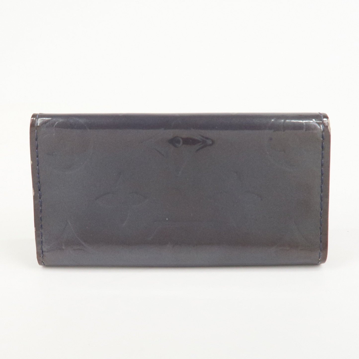 Louis Vuitton Monogram Vernis Multicle 4 Ring Key Case Indigo