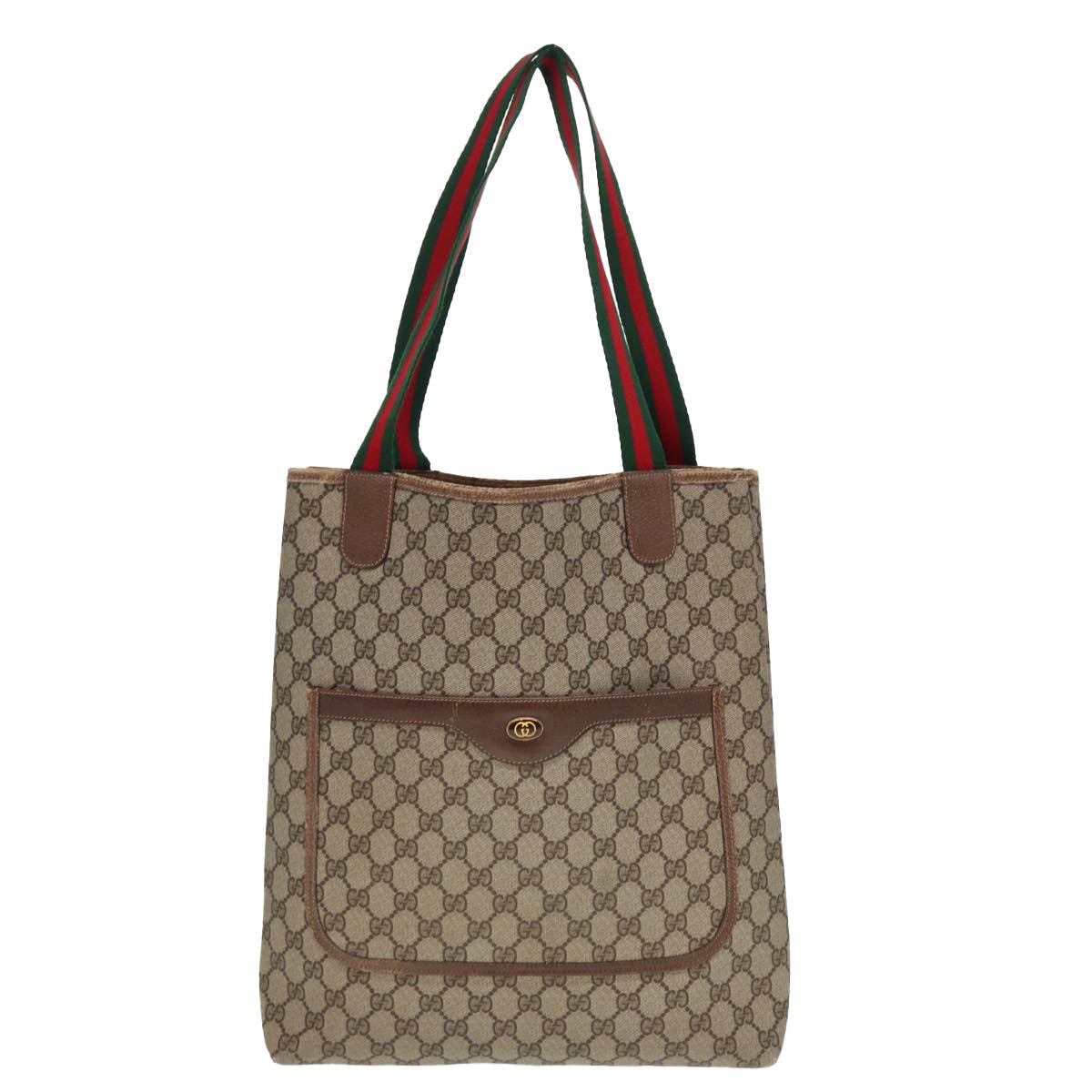 Gucci Gg Canvas Beige Synthetic Tote Bag
