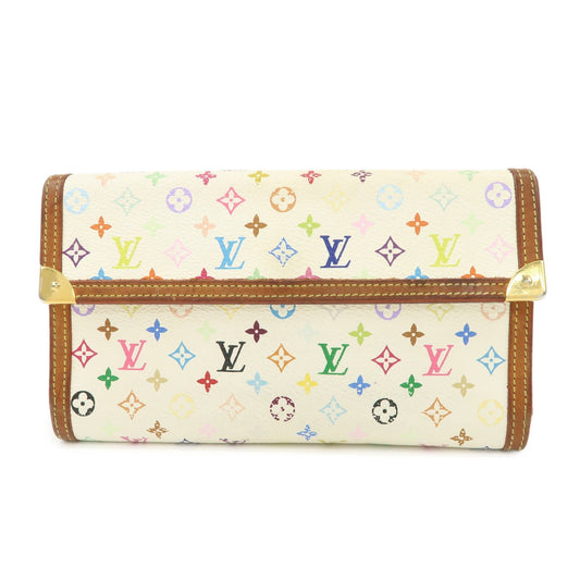 Louis Vuitton Monogram Multicolor Porte Trezor International Long Wallet ?92659