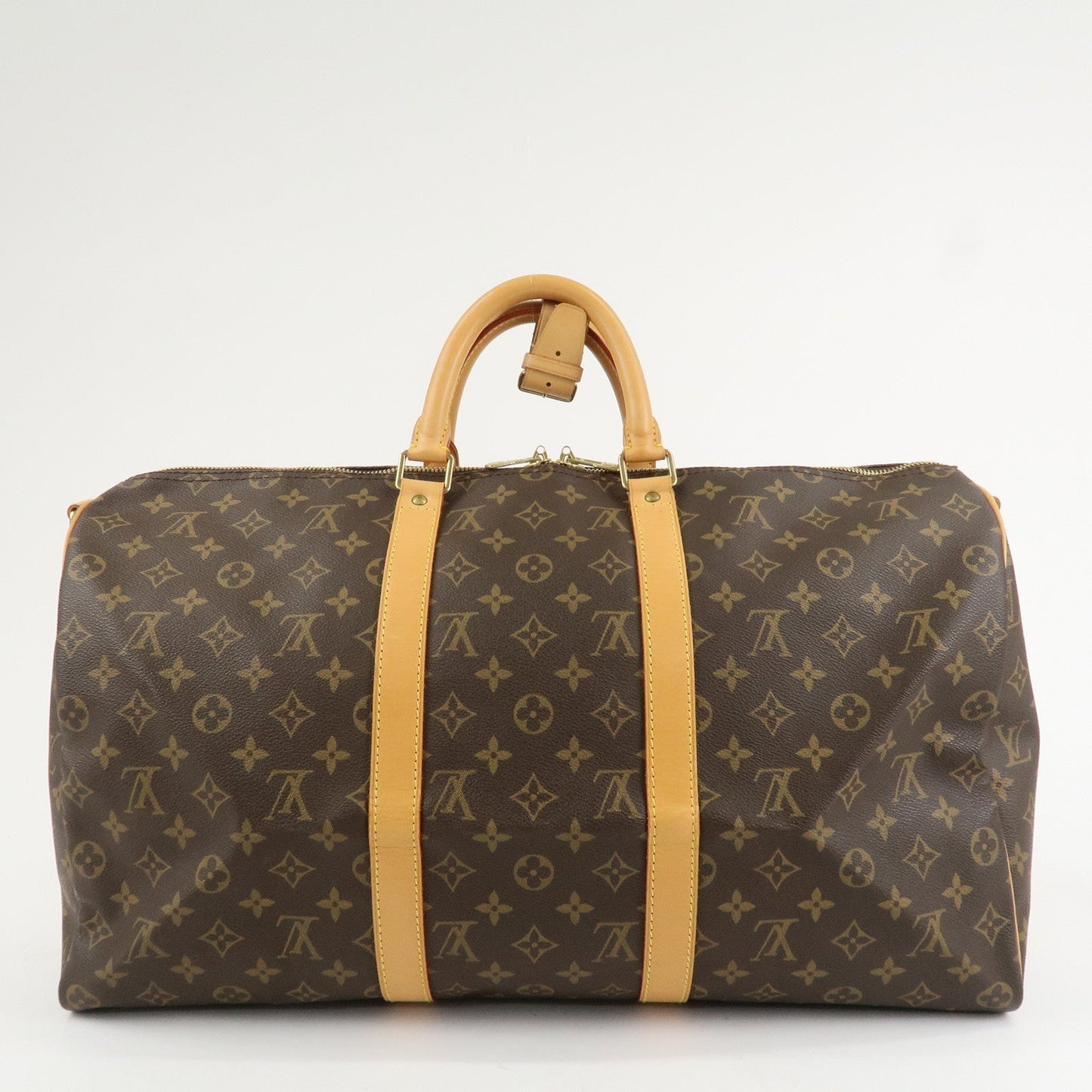 Louis Vuitton Monogram Keep All Bandouliere 50 Boston Bag M41416  d