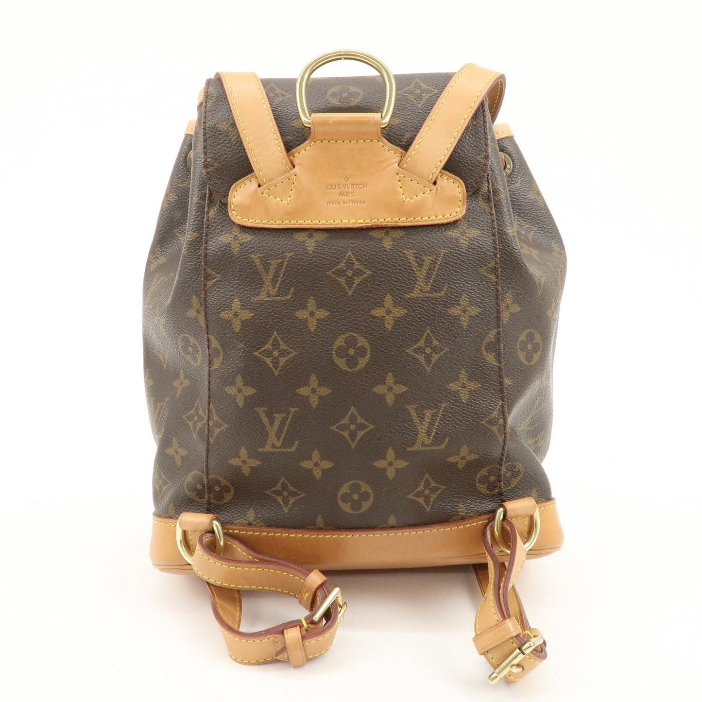 Louis Vuitton Monogram Montsouris MM Back Pack Brown M51136  d