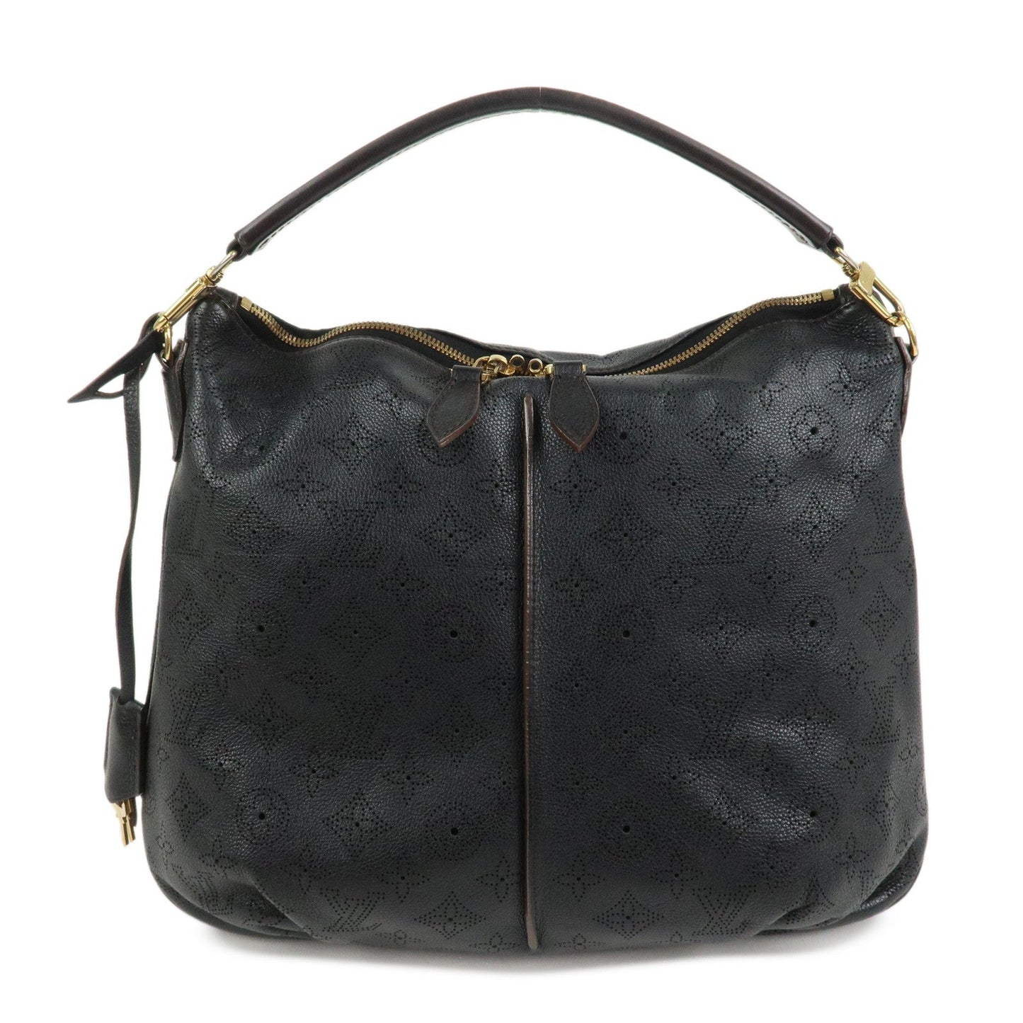 Louis Vuitton Monogram Mahina Selene MM 2Way Hand Bag Noir M93987
