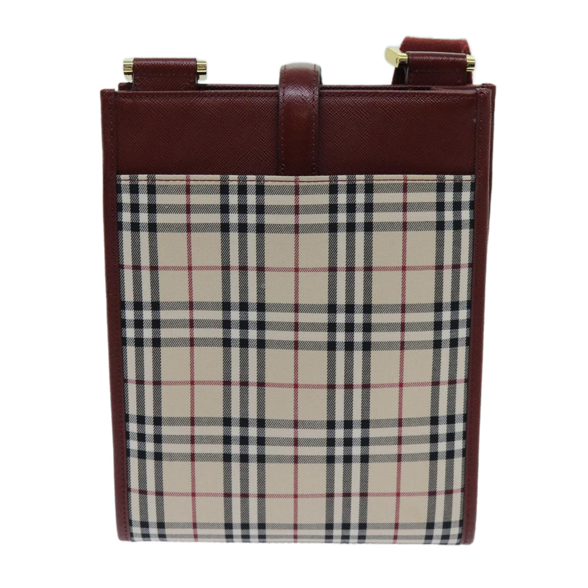 BURBERRY   Check Shoulder Bag