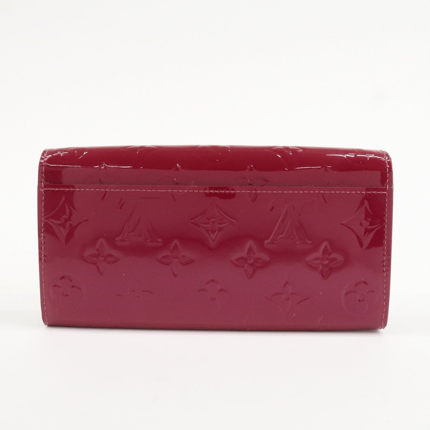 Louis Vuitton Monogram Vernis Portefeuille Sarah Long Wallet M90154  d