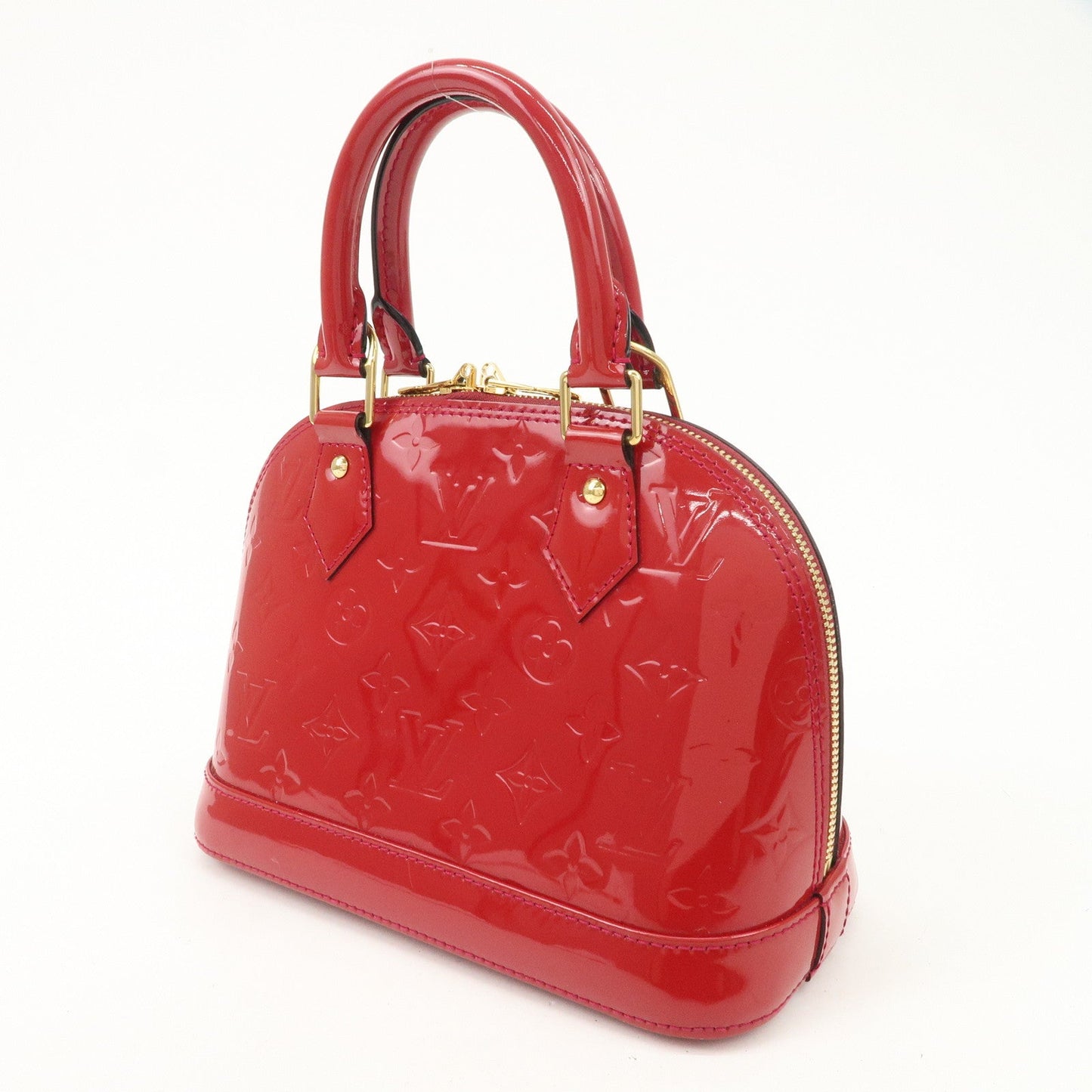 Louis Vuitton Monogram Vernis Leather Alma BB 2Way Shoulder Bag  d