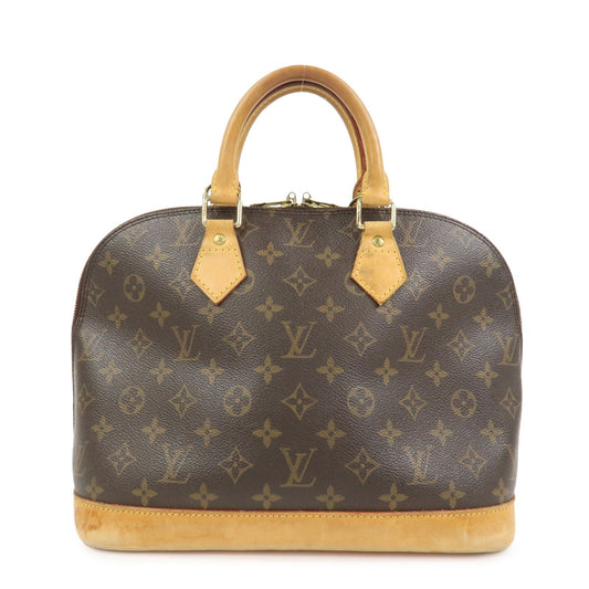 Louis Vuitton Monogram Canvas Alma Hand Bag Brown M51130