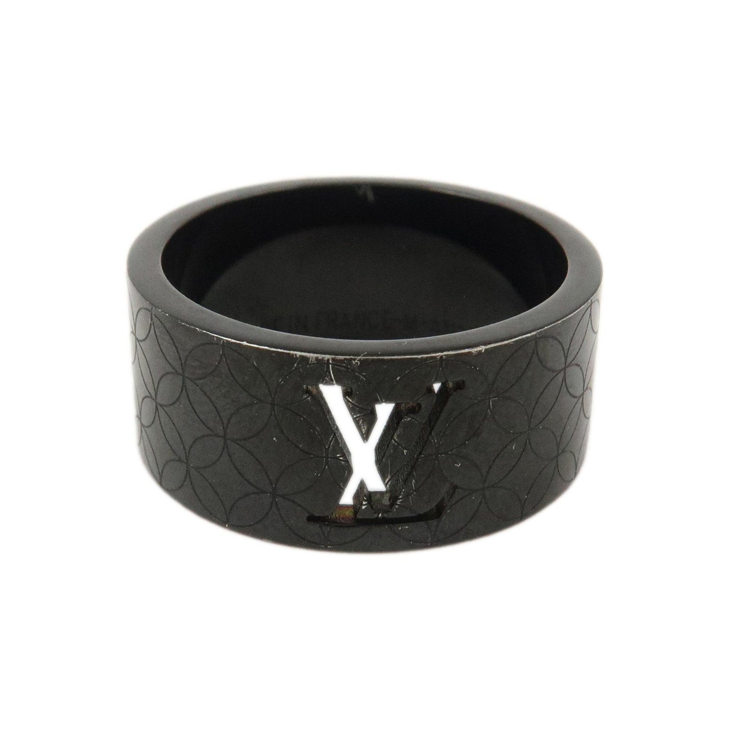 Louis Vuitton Burg Champs ??ys??es Metal Ring Black M66110