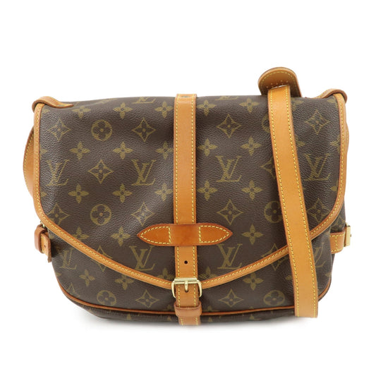 Louis Vuitton Monogram Saumur 30 Shoulder Bag Brown M42256  d