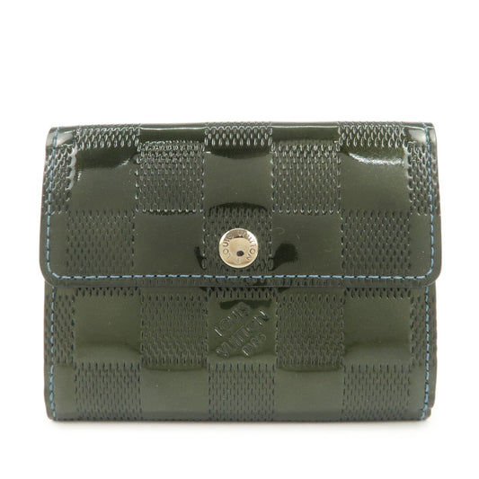 Louis Vuitton Damier Vernis Ludlow Coin Case Petrol Blue M92136