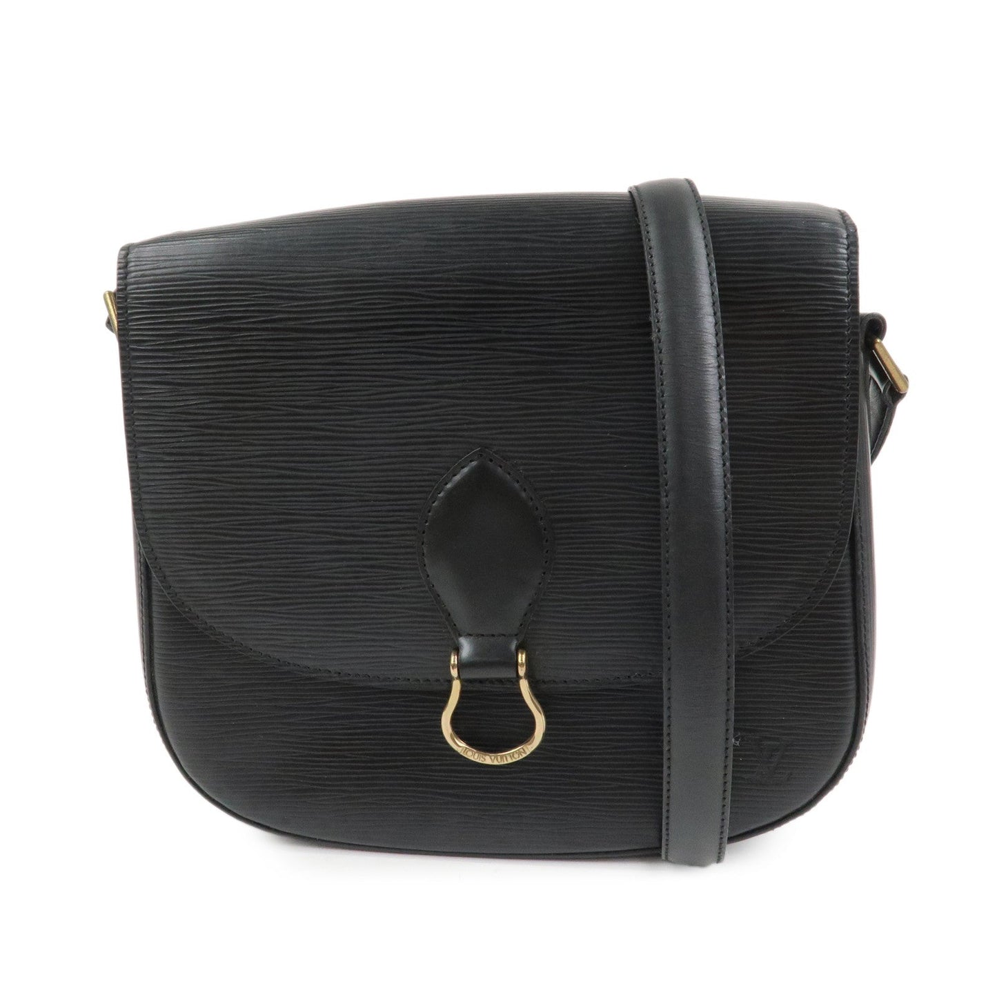 Louis Vuitton Epi Saint Cloud Shoulder Bag Black Noir M52192