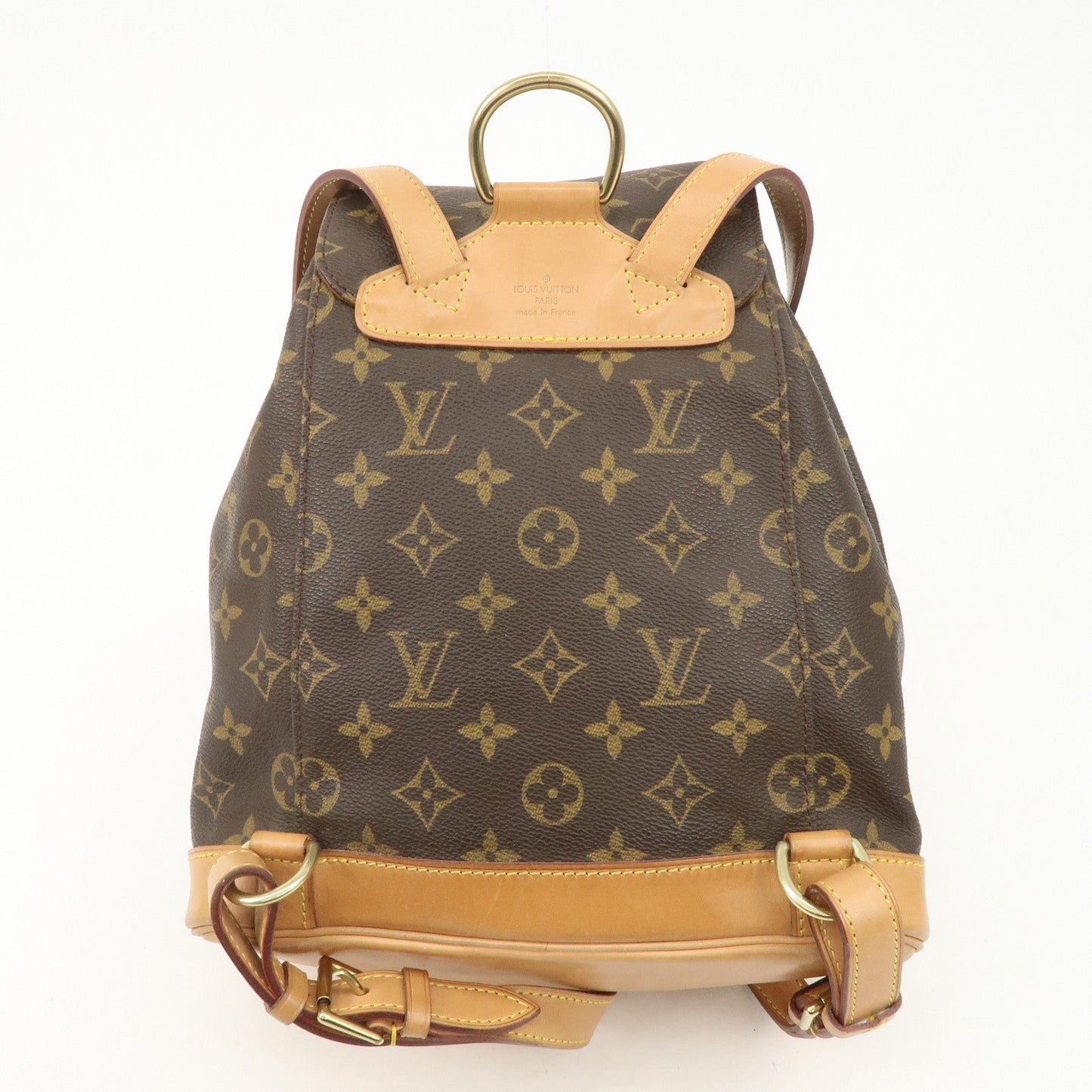 Louis Vuitton Monogram Montsouris MM Back Pack Brown M51136  d