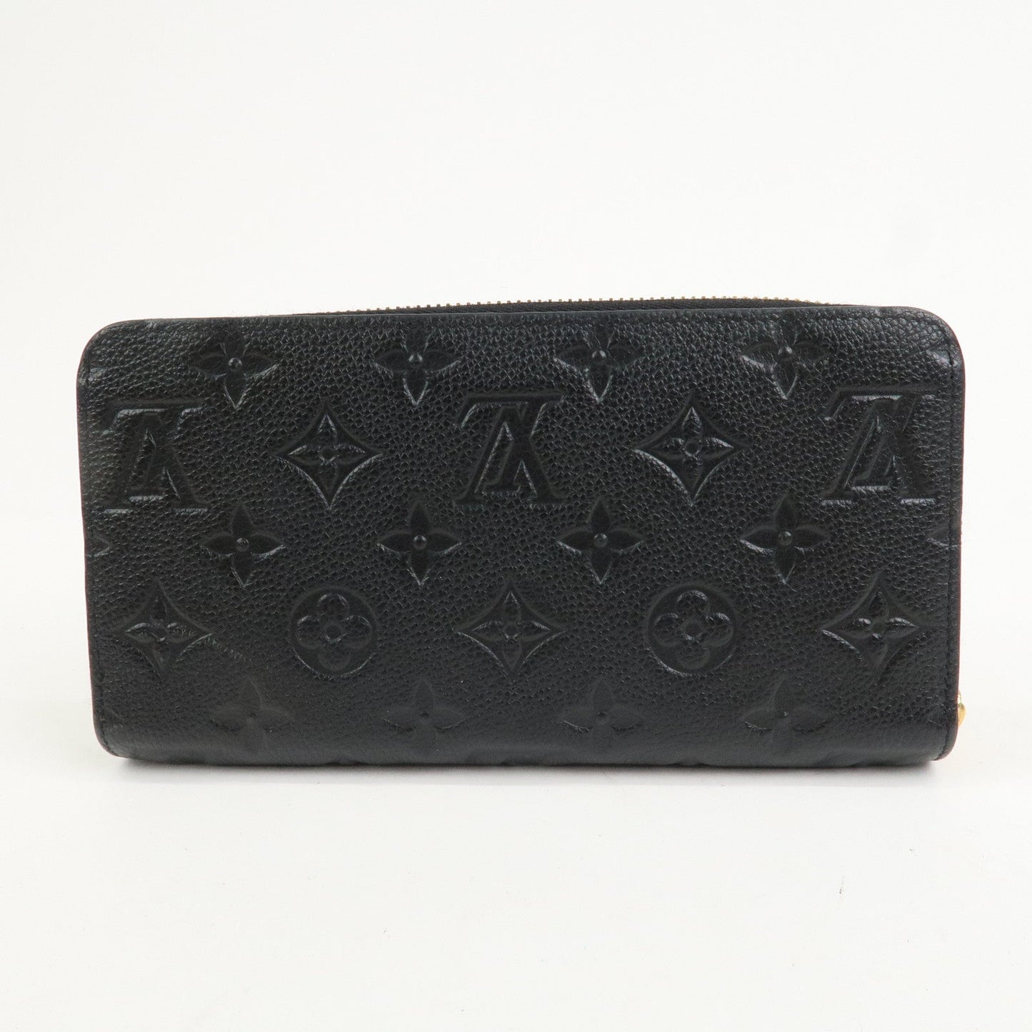 Louis Vuitton Monogram Empreinte Leather Round Zippy Wallet M61864