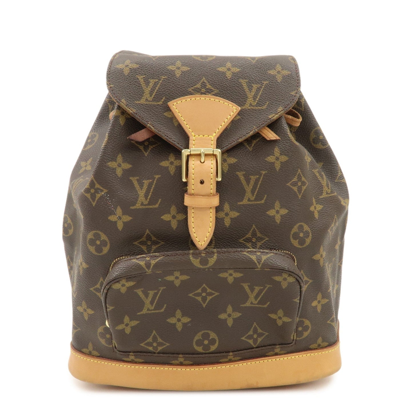 Louis Vuitton Monogram Montsouris MM Back Pack Brown M51136  d