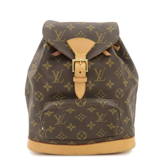 Louis Vuitton Monogram Montsouris MM Back Pack Brown M51136  d