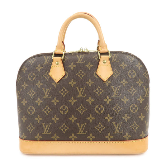 Louis Vuitton Monogram Canvas Alma Hand Bag Brown M51130