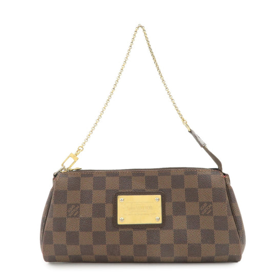 Louis Vuitton Damier Ebene Eva 2Way Hand Bag Shoulder Bag N55213