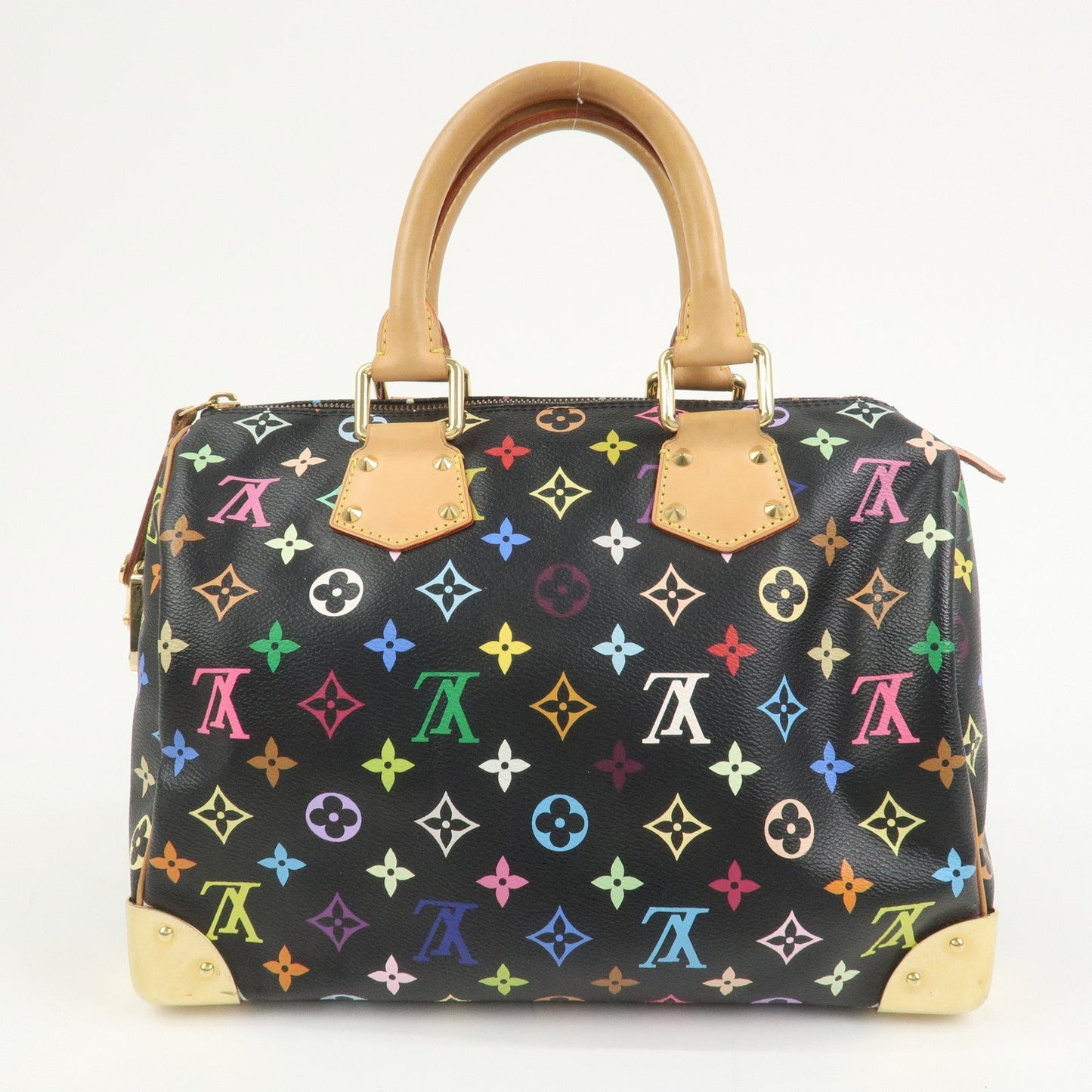 Louis Vuitton Monogram Multicolor Speedy 30 Hand Bag Noir M92642