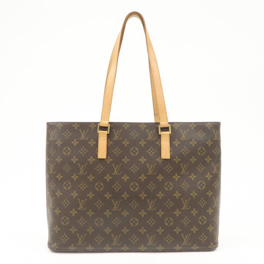 Louis Vuitton Monogram Luco Tote Bag Shoulder Bag Brown M51155  d