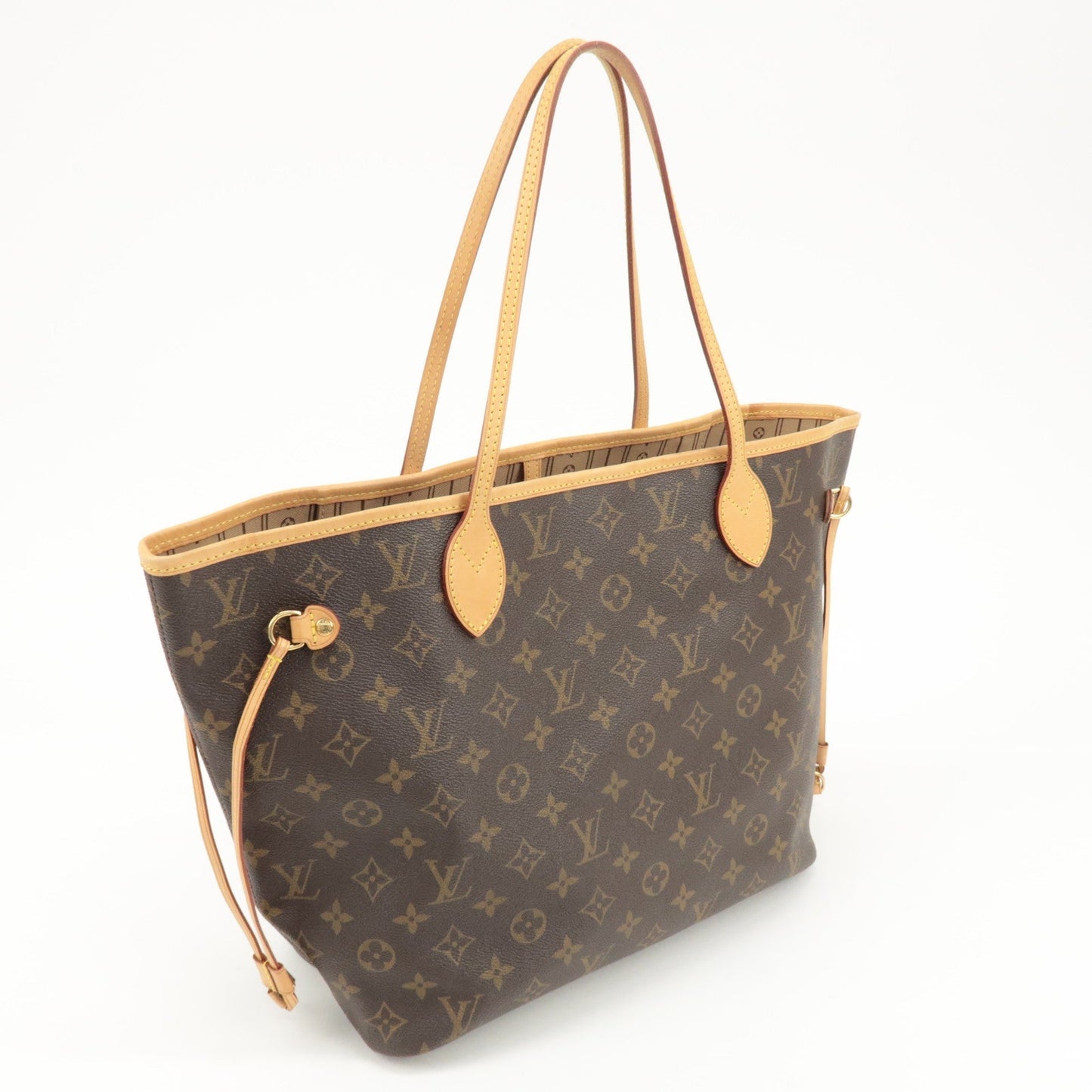 Louis Vuitton Monogram Neverfull MM Tote Bag Brown M40156  d