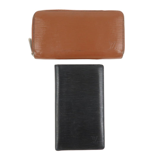 Louis Vuitton Epi Set of 2 Long Wallet Cacao Noir M60308/M60937
