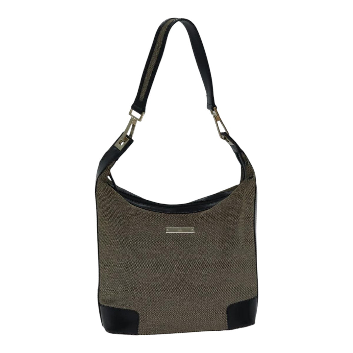 Gucci Jackie Beige Canvas Shoulder Bag