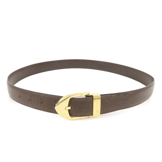 Louis Vuitton Epi Leather Ceinture Classic Belt Brown M6832