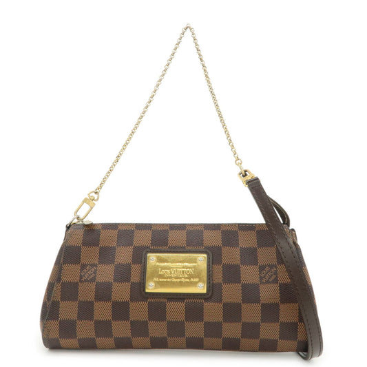 Louis Vuitton Damier Eva 2Way Hand Shoulder Bag Damier Ebene N55213