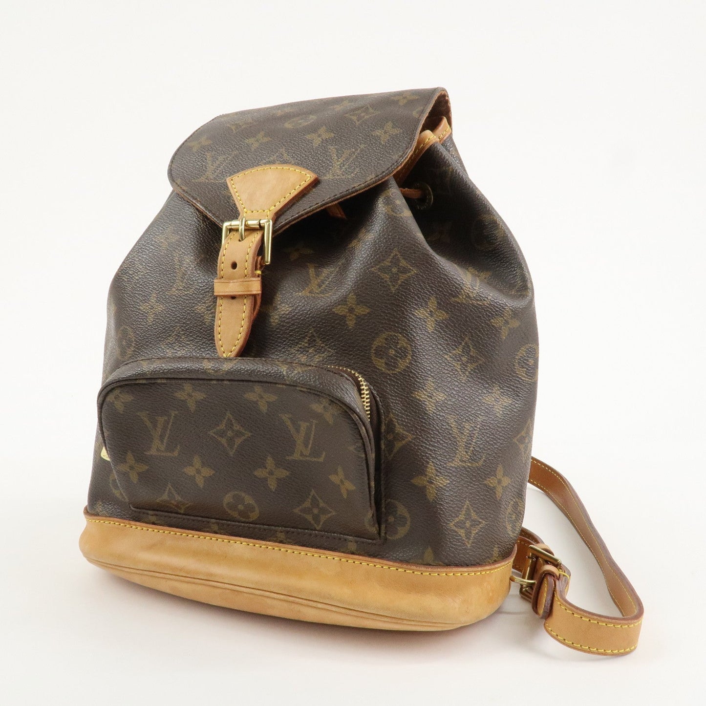 Louis Vuitton Monogram Canvas Montsouris MM Backpack Brown M51136  d