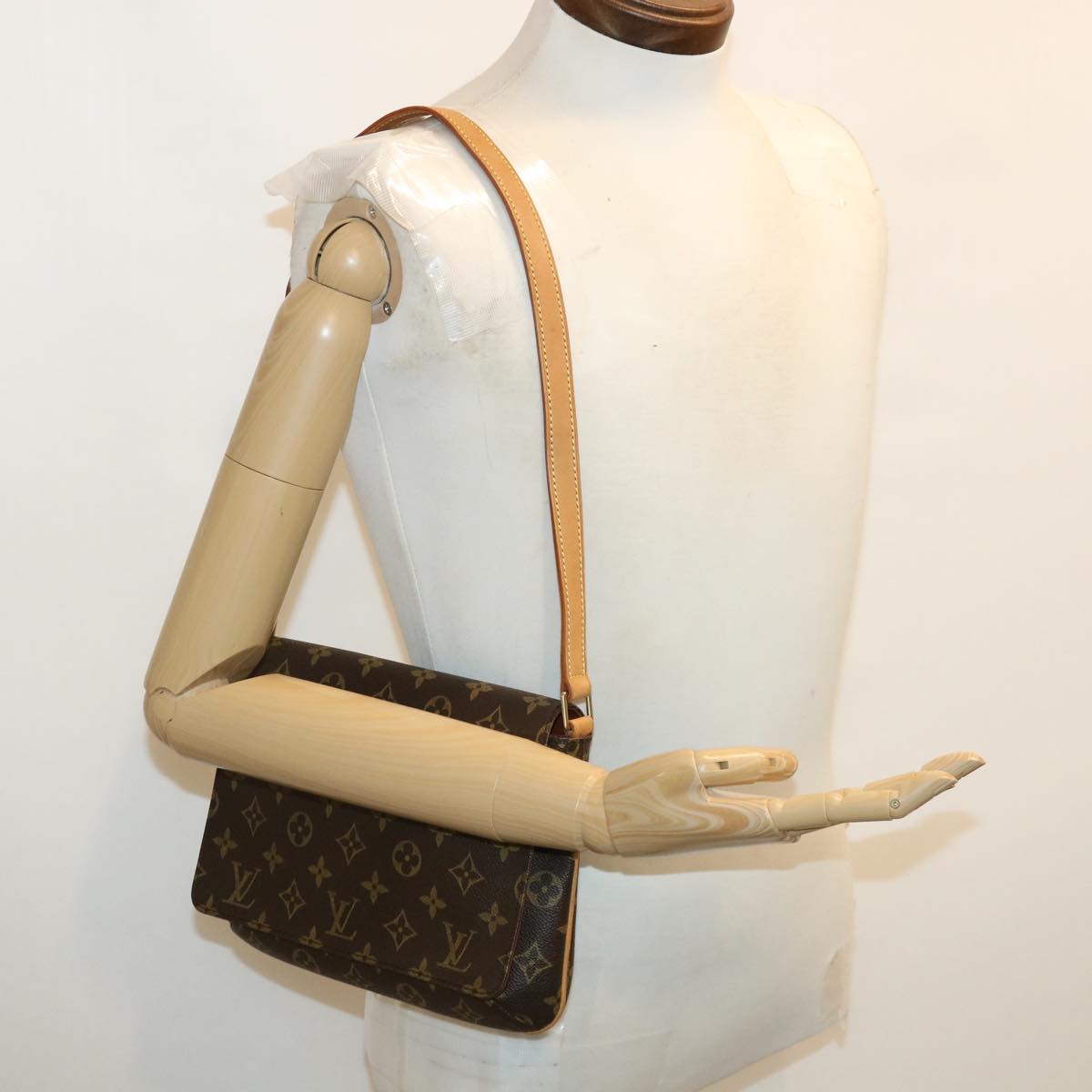 Louis Vuitton Brown Canvas M tte Tango shoulder bag