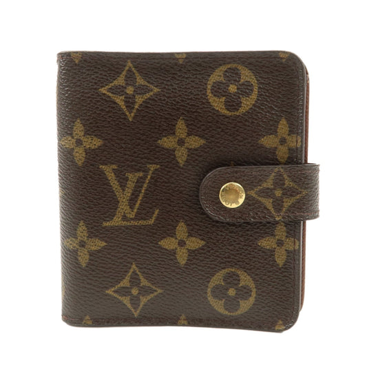 Louis Vuitton Louis Monogram Compact Small Zippy Wallet M61667  d