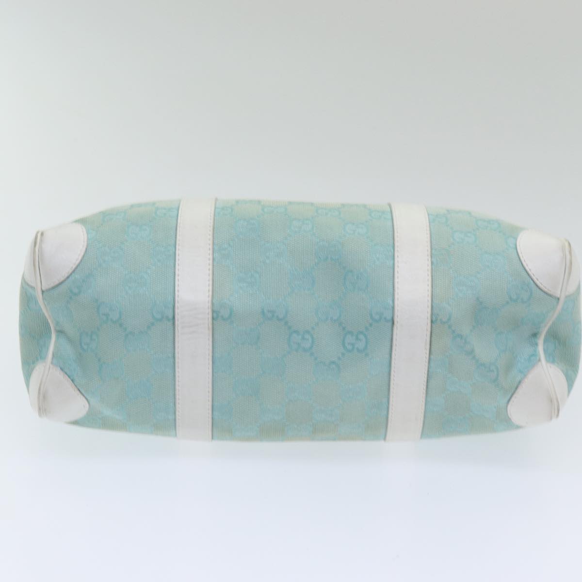 Gucci Blue Canvas Handbag