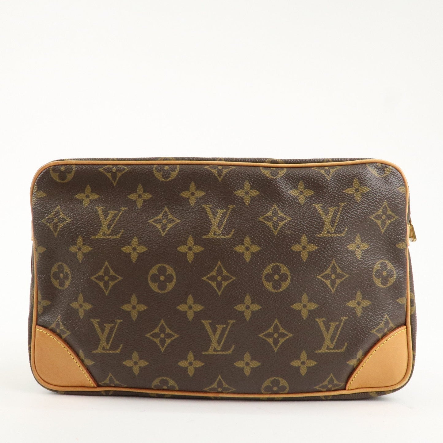 Louis Vuitton Monogram Compiegne 28 Pouch Clutch Bag Brown M51845  d