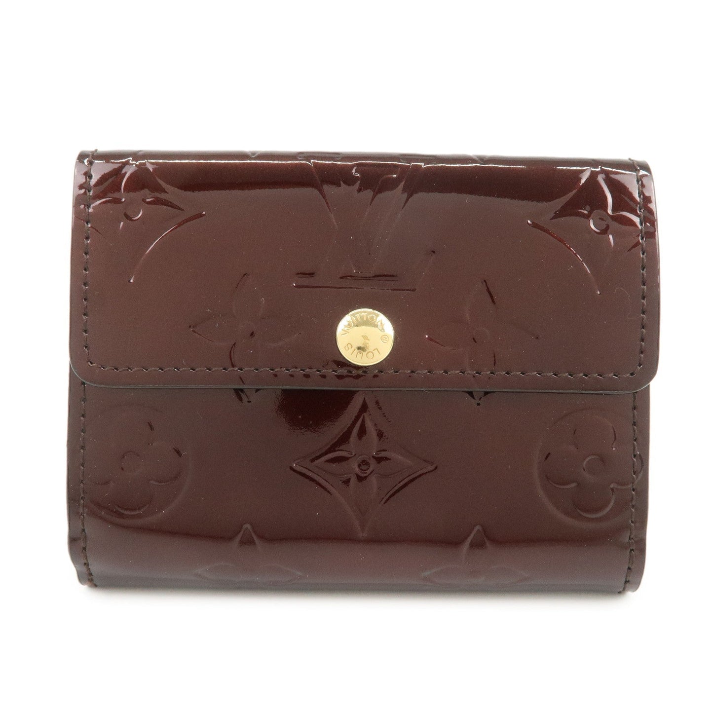 Louis Vuitton Monogram Vernis Leather Ludlow Coin Card Case M93519
