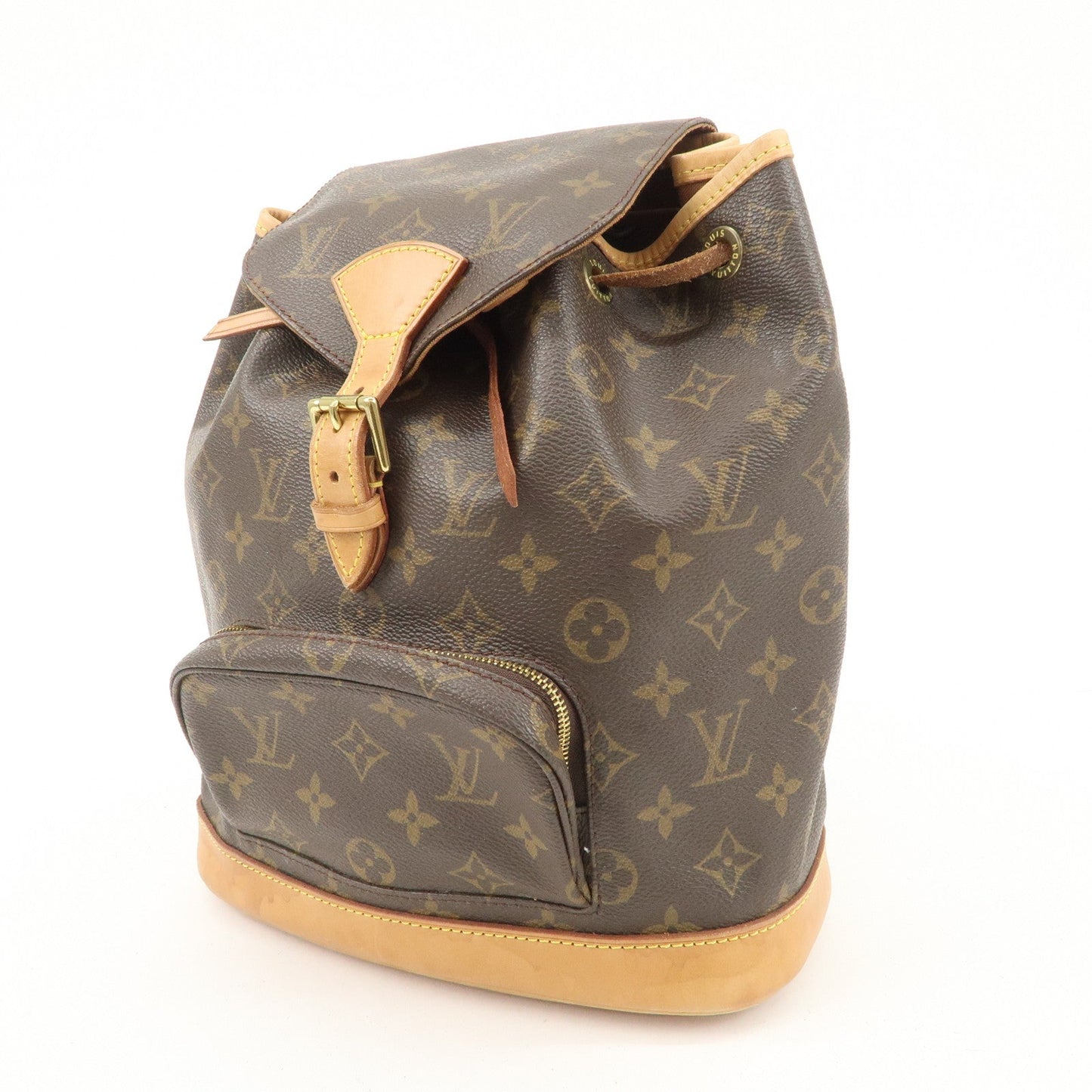 Louis Vuitton Monogram Montsouris MM Back Pack Brown M51136  d