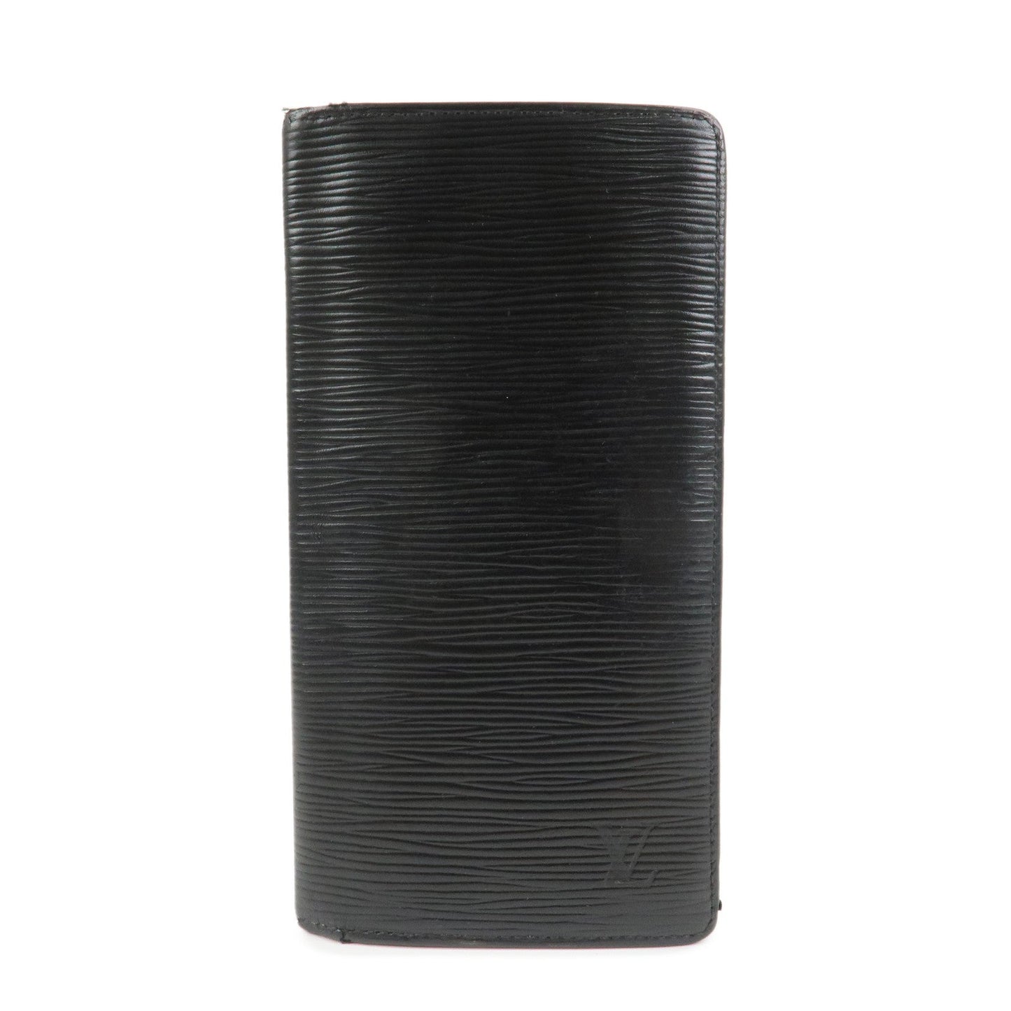 Louis Vuitton Epi Leather Portefeuille Brazza Wallet Noir M66542