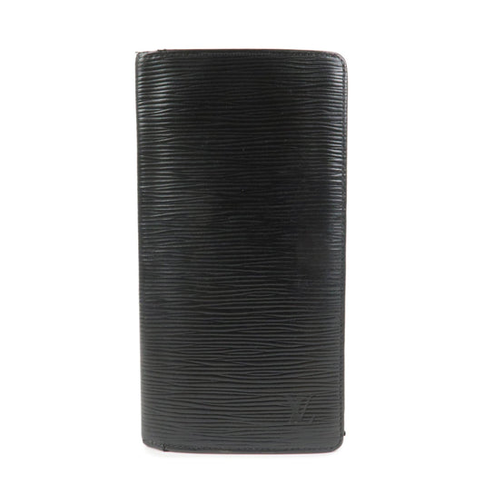 Louis Vuitton Epi Leather Portefeuille Brazza Wallet Noir M66542